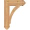 Ekena Millwork Thorton Arts & Crafts Smooth Bracket, Western Red Cedar, 5 1/2"W x 22"D x 30"H BKT06X22X30THR03SWR - alternate 4